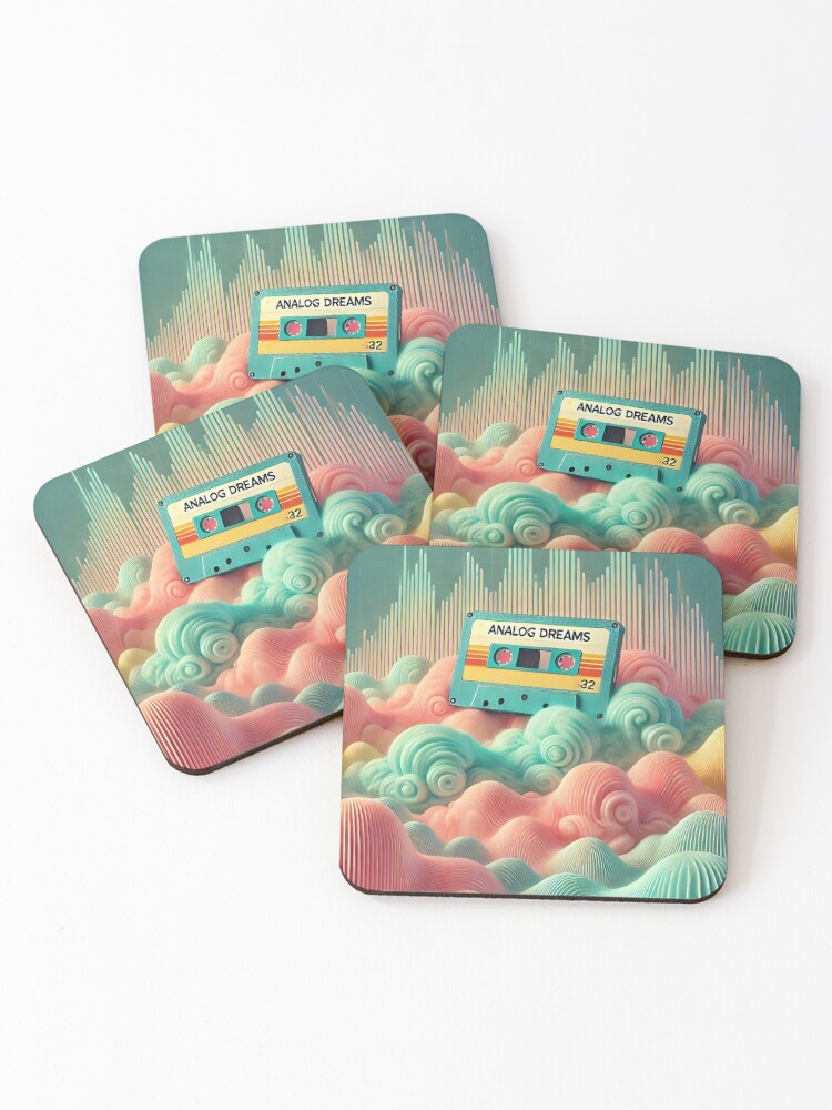 Analog Dreams Coasters (Set of 4) - www.lacoo.eu