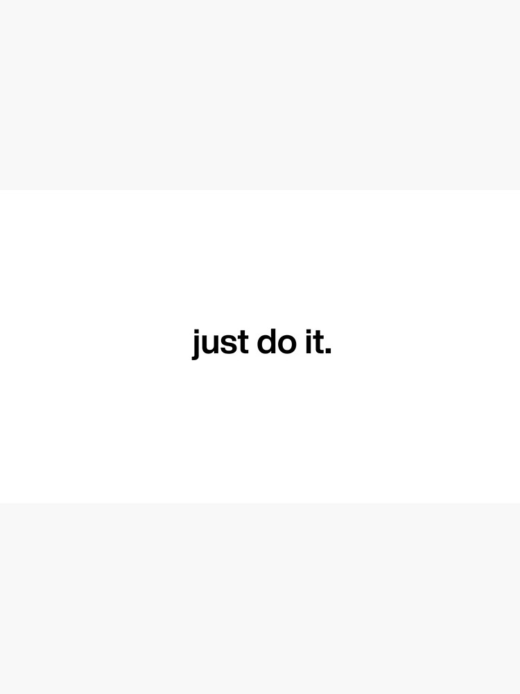 "just do it." sticker Coffee Mug - www.lacoo.eu